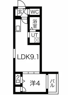 F asecia themis【2階】の間取り