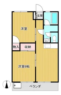 宮崎台ハイツ【4階】の間取り