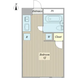 第2大吉ハイツ【1階】の間取り