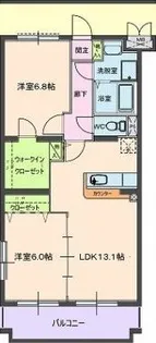 エスポワール【1階】の間取り