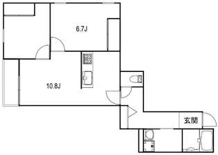 Gran千歳台A棟【1階】の間取り