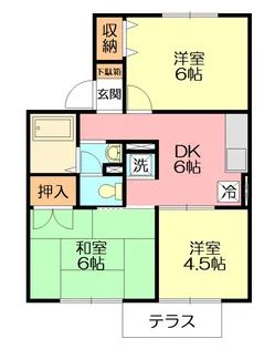 ハイツ須藤I【1階】の間取り