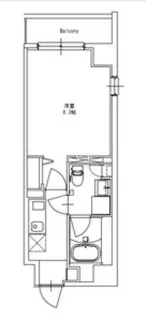 JU RUY ICHIGAYA DAIMACHI【8階】の間取り