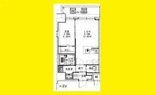 エスリードレジデンス梅田マークス【8階】の間取り