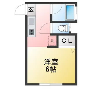 ハウスまゆ【1階】の間取り