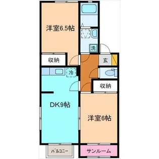 フレンドリー【1階】の間取り