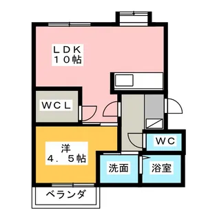 CECILIA【2階】の間取り