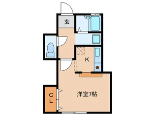 シャルル太寺【2階】の間取り