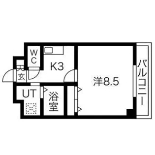レッドランド相生【2階】の間取り