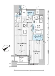 MFPRコート赤坂見附【4階】の間取り