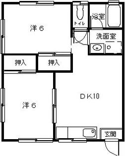 シーサイドソノギA棟【1階】の間取り