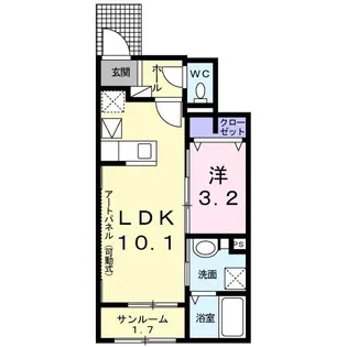 J セカンド【1階】の間取り