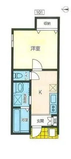 トップオブザヒル【1階】の間取り