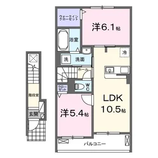 フィールド レジーナ2【2階】の間取り
