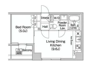 コンフォリア上野広小路【9階】の間取り