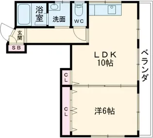 Y’s長与【3階】の間取り
