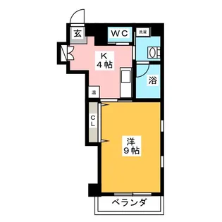 プラチナコート戸塚【3階】の間取り