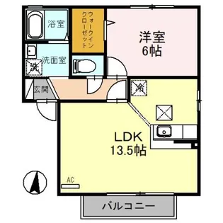 アンバサダーヒルズ C【1階】の間取り