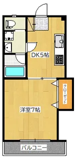 ミヨシマンション【2階】の間取り