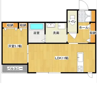 ヴェナード小田原【3階】の間取り