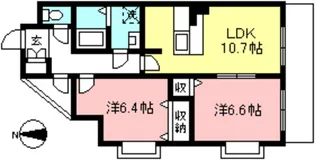 ピアレス成城【1階】の間取り