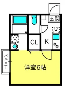アークプレイス大和田【1階】の間取り