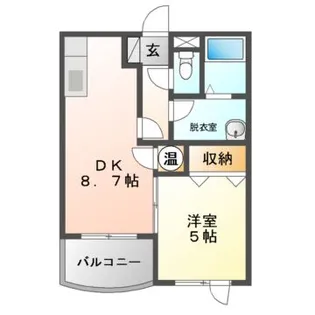 エスタシオン東町【4階】の間取り