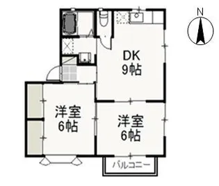 シャトレ・ファミーユA【2階】の間取り