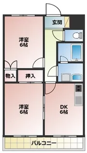 クレストI【1階】の間取り