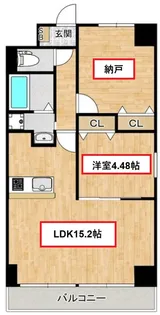 GROOVE豊中レジデンス【5階】の間取り