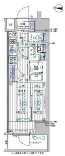 ブライズ東陽町【2階】の間取り