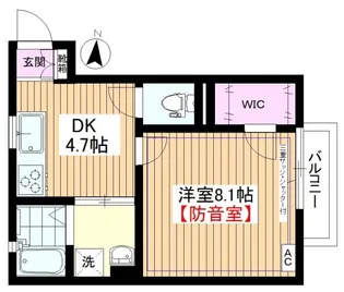 ラヴィテックス上板橋【2階】の間取り