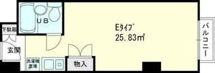 ノイメゾン堀江【4階】の間取り