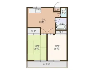 永本マンション【4階】の間取り