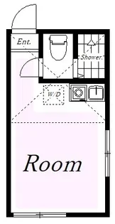 ユナイト 本牧ロジータの瞳【1階】の間取り