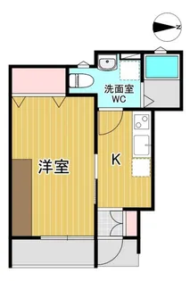 レセナ湊東II【1階】の間取り