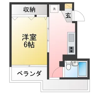 モンカーブ和田【3階】の間取り