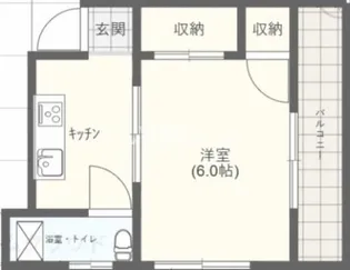 栗原ビル【2階】の間取り