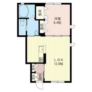 ベルウッドIIB【1階】の間取り