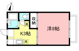 グリュ・エ・グロワールD棟【2階】の間取り
