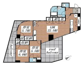 大和ビル【6階】の間取り