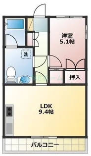 Villa FlorestaE棟【2階】の間取り