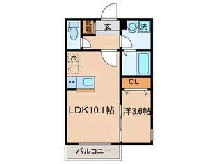 ユーカリハウス【1階】の間取り