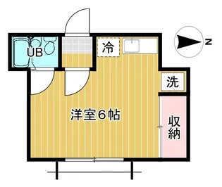 第2ハイムグリーン【1階】の間取り