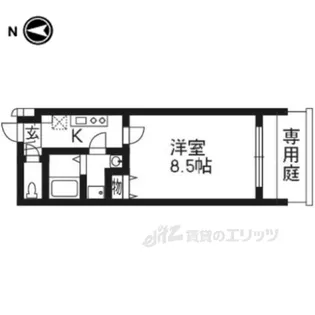K’sSQUARE【1階】の間取り