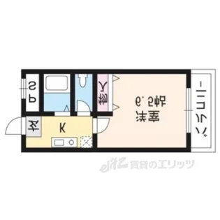二条CUBE【5階】の間取り