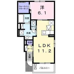 プロムナード 垂水III【1階】の間取り