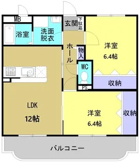 キャメロット・N【2階】の間取り