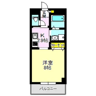 One Wish【4階】の間取り