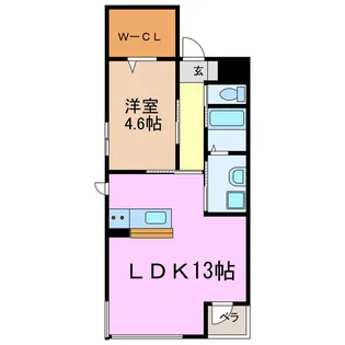 ルーセント・ラピス【2階】の間取り